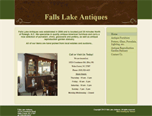Tablet Screenshot of fallslakeantiques.com
